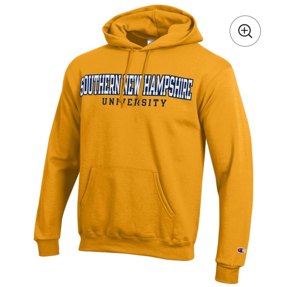 Yellow SNHU hoodie large size